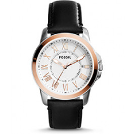 Correa de reloj Fossil FS4965 Cuero Negro 20mm