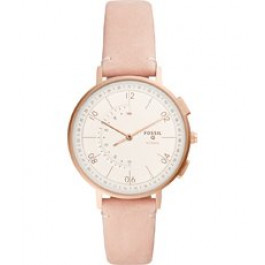 Correa de reloj Fossil FTW5029 Cuero Rosa 16mm