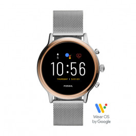 Correa de reloj Reloj inteligente Fossil FTW6061 Milanesa Acero 22mm