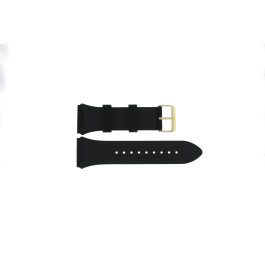 Correa de reloj Guess W0048G2 / GW0048G2 Caucho Negro 27mm