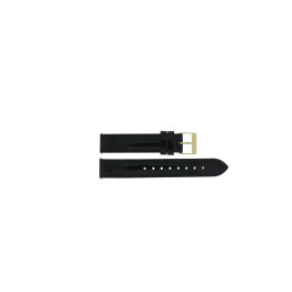 Correa de reloj Guess GW0098L3 / W0098L3 / Sugar Cuero Negro 16mm