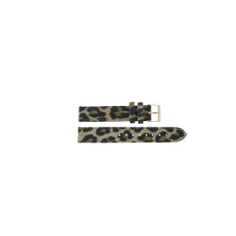 Correa de reloj Guess GW0660L2 / W0660L2 / Jewel Set Cuero Leopardo 16mm