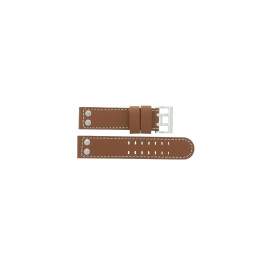 Correa de reloj Hamilton H77616533 / H600.776.103 / H690.776.103 Cuero Cognac 22mm