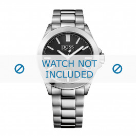 Hugo Boss correa de reloj HB-274-1-14-2828 / HB1513300 / 650602828 Metal Plateado