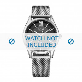 Hugo Boss correa de reloj HB-245-1-14-2928 / HB1513442 Metal Plateado