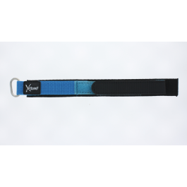 Correa de reloj Universal KLITTENBAND 412R Velcro Azul claro 14-16mm variabel