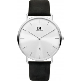 Correa de reloj Danish Design IQ12Q1244 / IV12Q742 / IV13Q742 Cuero Negro 20mm