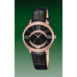 Correa de reloj Jaguar J804-3 Cuero Negro