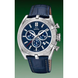 Correa de reloj Jaguar J857-2 Cuero Azul 3mm