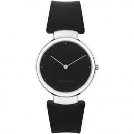 Correa de reloj Jacob Jensen JJ111 Caucho Negro