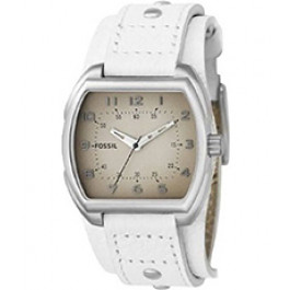 Correa de reloj Fossil JR1128 Cuero Blanco 20mm