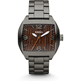 Correa de reloj Fossil JR1361 Acero inoxidable Gris antracita 22mm