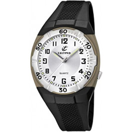 Correa de reloj Calypso K5214-1 Caucho Negro 20mm
