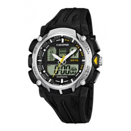 Correa de reloj Calypso K5618-4 Caucho Negro