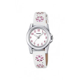 Correa de reloj Calypso K5712-2 Cuero Blanco 14mm