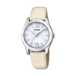 Correa de reloj Calypso K5718-1 Cuero Beige 17mm