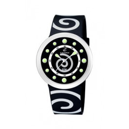 Correa de reloj Calypso K6051-2 Caucho Negro
