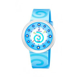 Correa de reloj Calypso K6051-4 Caucho Azul claro
