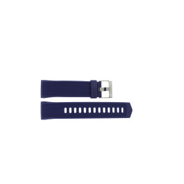 Correa de reloj Reloj inteligente Calypso K8502-2 / K8502-3 Caucho Azul 13mm