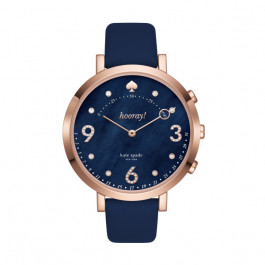 Correa de reloj Reloj inteligente Kate Spade New York KST23210 Cuero Azul 16mm