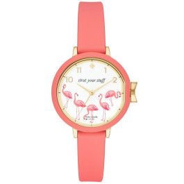 Correa de reloj Kate Spade New York KSW1444 Silicona Rojo