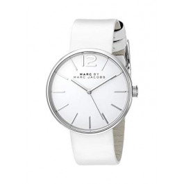 Correa de reloj Marc by Marc Jacobs MBM1361 Cuero Blanco 18mm
