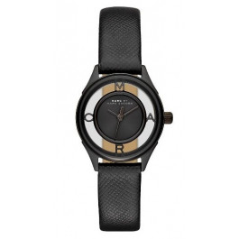 Correa de reloj Marc by Marc Jacobs MBM1384 Cuero Negro 12mm