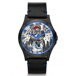 Correa de reloj Marc by Marc Jacobs MBM8622 Cuero Negro 20mm