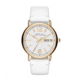Correa de reloj Marc by Marc Jacobs MBM8653 Cuero Blanco 20mm