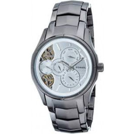 Correa de reloj Fossil ME1019 Acero inoxidable Gris antracita 24mm