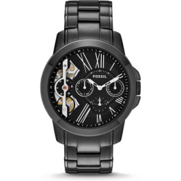 Correa de reloj Fossil ME1147 Acero inoxidable Negro 22mm