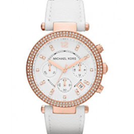 Correa de reloj Michael Kors MK2281 Cuero Blanco 21mm