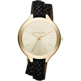 Correa de reloj Michael Kors MK2315 Cuero Negro 12mm