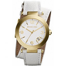 Correa de reloj Michael Kors MK2345 Cuero Blanco 21mm