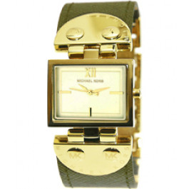 Correa de reloj Michael Kors MK2367 Cuero Verde 26mm