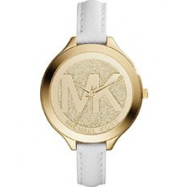 Correa de reloj Michael Kors MK2389 Cuero Blanco 12mm