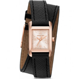 Correa de reloj Michael Kors MK2442 Cuero Negro 14mm