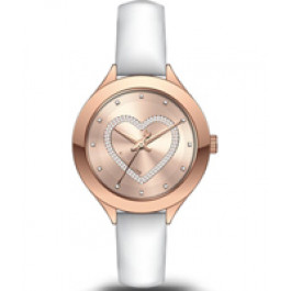 Correa de reloj Michael Kors MK2645 Cuero Blanco 14mm