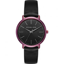 Correa de reloj Michael Kors MK2646 Cuero Negro 18mm
