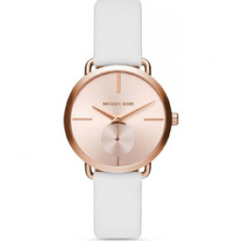 Correa de reloj Michael Kors MK2660 Cuero Blanco 16mm