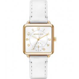 Correa de reloj Michael Kors MK2677 Cuero Blanco 16mm