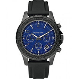 Correa de reloj Michael Kors MK5390 Silicona Negro 18mm