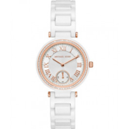 Correa de reloj Michael Kors MK6240 Cerámica Blanco 16mm