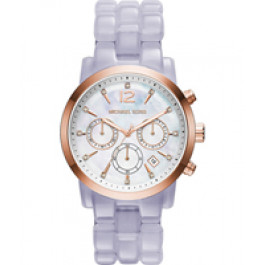 Correa de reloj Michael Kors MK6312 Plástico Púrpura 22mm