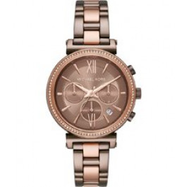 Correa de reloj Michael Kors MK6696 Acero inoxidable Marrón 16mm