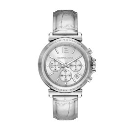 Correa de reloj Michael Kors MK7509 Cuero Gris 18mm