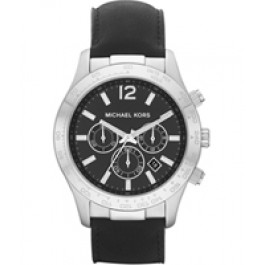 Correa de reloj Michael Kors MK8215 Cuero Negro 24mm