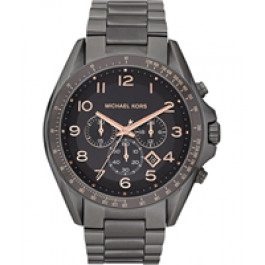 Correa de reloj Michael Kors MK8255 Acero Gris antracita 24mm