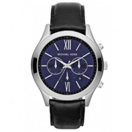 Correa de reloj Michael Kors MK8307 Cuero Negro 22mm