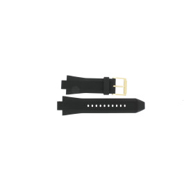 Correa de reloj Michael Kors MK8325 Dylan Caucho Negro 13mm